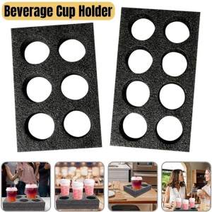 Drink Bottle Coffee Cup Storage Holder Beverage Takeout Accessory Carrier Tray Trays