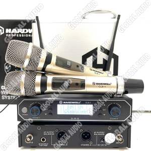Mic Wireless Hardwell CLX-1 Gold Original Free 2bh Microphone Wireless Genggam Clx1 Champange Clx 1 Bagus ( Bisa COD )