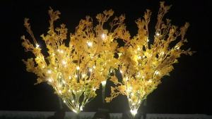 SXH  Solar Sunflower Ground Stake Light   Outdoor Garden Villa Holiday Decoration Lights Courtyard Lawn Lights