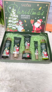 ชุดกิฟต์เซ็ตบำรุงผิว [SADOER] Pomegranate Niacinamide ผลิตภัณฑ์ดูแลผิว 6 ชิ้น พร้อมส่ง กล่องเขียว อาโวคาโด้ แดงทับทิม