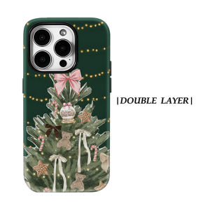 BILIBILI | Watercolor Christmas Tree For Magnetic Phone Case for IPhone 17 16 15 14 13 Pro Max Plus Single Double-layer tough Case