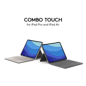 Logitech Combo Touch for iPad Air 11-inch M2 M3 Detachable iPad Keyboard with Trackpad