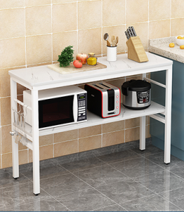 Modern Minimalist Kitchen Long Table Multi-Function Home Dining Preparation Workstation Simple Storage Narrow Edge Cabinet