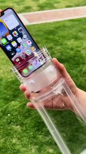 Túi Đựng Điện Thoại Chống Nước IPX8 4 Lớp Niêm Phong Túi Khô Nổi Có Dây Đeo Dùng Cho Lặn Với Ống Thở Lặn Biển Hoạt Động Trên Bãi Biển Dành Cho Điện Thoại Lên Đến 7.2 Inch