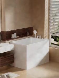 SSWW | Acrylic Deep Square Massage Bathtub