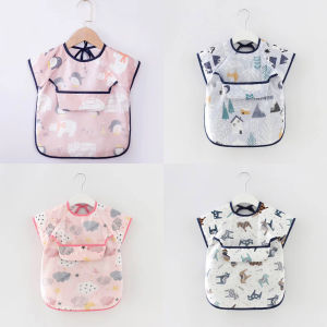 Áo Yếm Ăn Dặm Có Máng Bộ Áo Ăn Dặm Cao Cấp Áo Yếm Ăn Dặm Cộc Tay