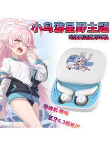 หูฟังไร้สาย Bluetooth สำหรับเล่นเกม 3C อุปกรณ์การ์ตูน วัสดุพลาสติก ชาร์จได้ ทนทาน ระบายความร้อนได้ดี สำหรับผู้ชายและผู้หญิง