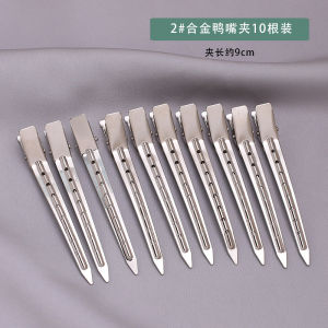 คลิปทรงผมแบบแบ่งโซนสำหรับเจ้าสาวสำหรับใช้ในห้องแต่งหน้าของศิลปินเครื่องประดับผมแบบแบนanasสำหรับการตกแต่งผมแบบดูดซับความชื้น