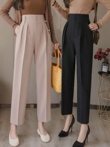 Quần Baggy 3 Cúc Cạp Cao 7 Phân Chất Tuyết Mưa Dày Dặn Thoáng Khí Co Giãn Nhẹ H18