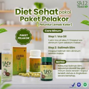 Salimah Slim SR12 Pelangsing HALAL BPOM Paket Pelakor SR 12 ORIGINAL Obat Diet Herbal ASLI