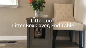 NEW AGE PET LitterLoo® Cat Litter Box Cover End Table ECOFLEX | Durable | Eco-Friendly