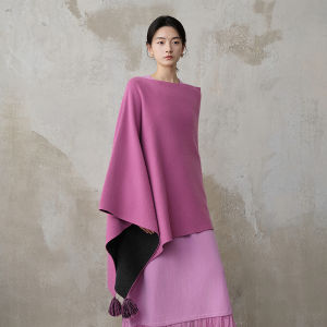 Warm Dual-Side Poncho