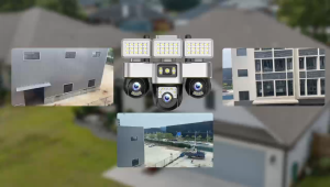 Wifi Camera  3 Mắt 3 Khung Hình Độc Lập Zoom 15MP Siêu Nét Xem Đêm Có Màu Phát Hiện Chuyển Động Bảo Hành 1 Năm