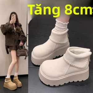 DINGMUYI | Thickened Height-increasing Warm Snow Boots for Women