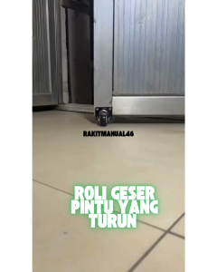 Panduan 2 Inci Roda Troli Pendukung Pintu Geser