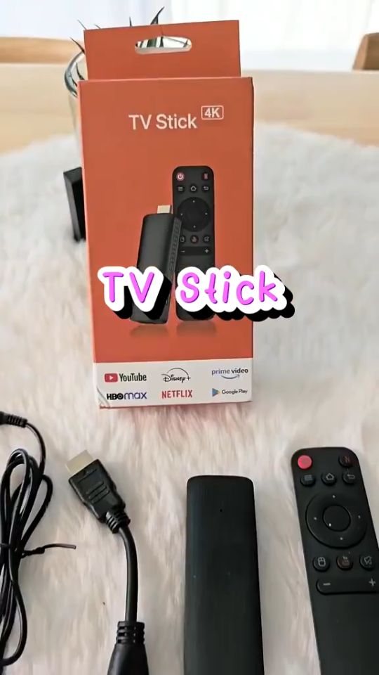 TV Stick Android 12.0 4K 4+64 GB รองรับ Netflix/YouTube Google Assistant & Smart Cast เมนูภาษาไทย กล่องทีวีอัจฉริยะเวอร์ชันสากล 2568