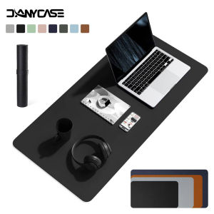 Large Size Office Desk Protector Mat PU Leather Waterproof Mouse Pad Desktop Keyboard Desk Pad Gaming Mousepad PC Accessories