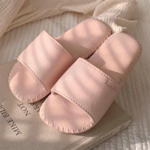 IELGY Lightweight Non-slip Couple Casual Home Sandals Retro Leather Summer Slippers for Men and Women