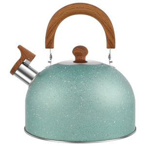 Whistling Kettle Stainless Steel Stove Top Kettle Rapid Boiling Stove Top Teapots with Whistle Spout for Gas Induction Cooker