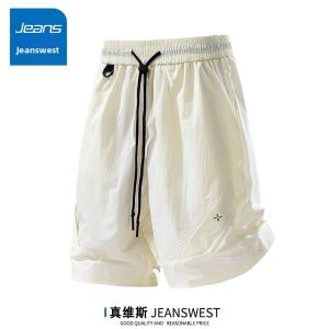 Jeanswest | Breathable Loose Straight American Style Shorts for Men