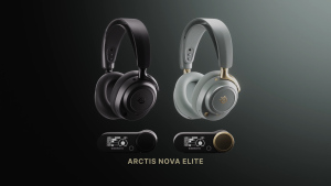 SteelSeries Arctis Nova Elite Hi-Res Wireless Gaming Headset Carbon Fiber Speakers ANC Headphone