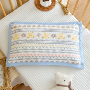 ANYOUBI | Vỏ Gối Muslin 6 Lớp Cho Trẻ Sơ Sinh và Người Lớn Cotton Sạch Thoáng Khí Mềm Mại