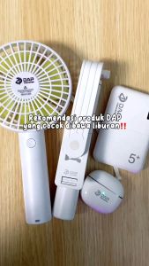 DAP D-B03 Kipas Angin Portable - Kipas Meja 4 Speed 2200 mAh USB Charging - Garansi 1 Tahun
