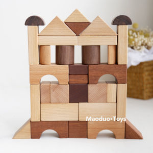 Shape Recognition Wooden Building Blocks