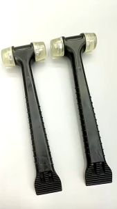 Búa cao su 2 đầu tích hợp tay cầm bẩy kính nêm kính đa năng