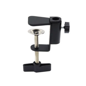 Suomi Black C-Clamp Desk Light Clamp Mount Holder Cantilever Bracket for Desktop Table Lamp