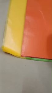 กระดาษแก้ว ขนาด 51x76.5cm 20 แผ่น กระดาษสี [KKNT]