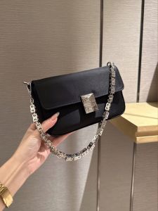 MY&FSNH | Túi Hình Vuông Nhỏ Da Oxford Chống Nước Có Dây Xích