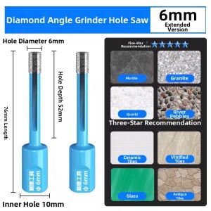 DAIENGONGJU | Extended Angle Grinder Hole Cutter for Tiles Marble Granite Glass
