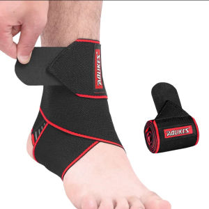 Aolikes | AOLIKES 1PCS Ankle Brace for Sprained Ankle Support Braces Wrap for Stabilizing Tendonitis Basketball Running Sprains Achilles