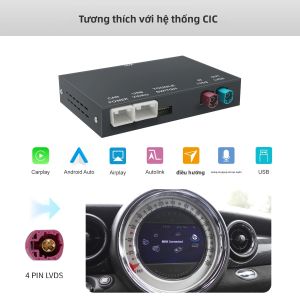 AUTOABC Wireless CarPlay Android Auto Cho Mini R55-R61 F54-F57 Clubman Countryman Hardtop Cooper 2.5 Màn Hình Cảm Ứng Đa Phương Tiện