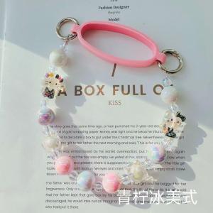 Portable Crystal Pink Water Bottle Holder Strap Creative Cute Stanley Straw Cup Cover Suitable for Mass Consumption