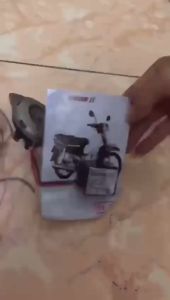 Còi nhại xe máy Wave 50cc 110 100 siriusnhại còi xe điện xe máy