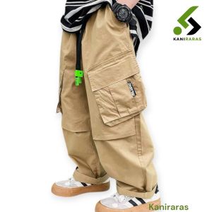 celana baggy pants cargo panjang anak laki-laki Skena 7-14 Fashion import terbaru