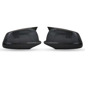 for BMW 5 Series F10 F11 2010-2013 Car Rearview Mirror Cover Side Wing Protect Frame Covers Carbon Fiber Style Trim Shell