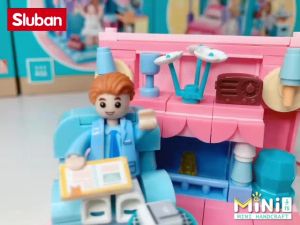 Mainan Balok Sluban Mini HandCraft rumah rumahan Girls Dream