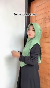 Bergo Sport Size L & Hijab Instan Viral
