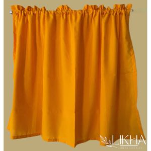 Plain Kitchen Sink Curtain Standard Size