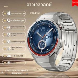 สําหรับ Huawei Watch GT5 Pro สมาร์ทนาฬิกา 1.53 นิ้ว HD AMOLED หน้าจอ NFC GPS Tracker บลูทูธการตรวจสอบสุขภาพนาฬิกาผู้ชายผู้หญิง