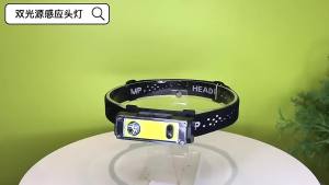 Powerful LED Headlamp with Motion Sensor Fishing Lantern USB Rechargeable 18650 Flashlight Waterproof Torch Headlight