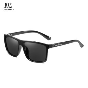LouisWill Men Sunglasses Polarized Sunglasses Classical Fashion Glasses UV400 Sunglasses Outdoor Activities Sports Sunglasses Driving Fishing Racing Eyewear Non-slip PC Temples Sunglasses for Men Original Shades for Men Shades Polarized for Men