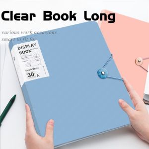 Clear Book Long Document Organizer Expanding Folde File Organizer Clearbook Portfolio Clear Book