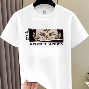 Bandai | MenS Short Sleeve T-Shirt Classic Pattern Print Round Neck Short Sleeve Top Comfortable Casual Elastic Collar Suitable