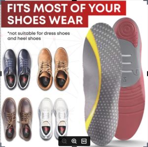 High Rebound Sports Orthotic Insoles: Relief for Flat Feet & Plantar Fasciitis