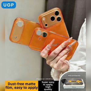 UGP | 2026 New Slim Lightweight Matte Orange Full-Enclosure Phone Case