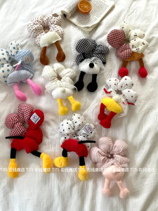 Phụ Kiện Tóc Nữ Mới 2025 Hoa Chấm Bi Bọ Chét Dễ Thương Dây Buộc Tóc Bằng Mút Dây Buộc Tóc Búi Tóc Dây Buộc Tóc Bằng Vải